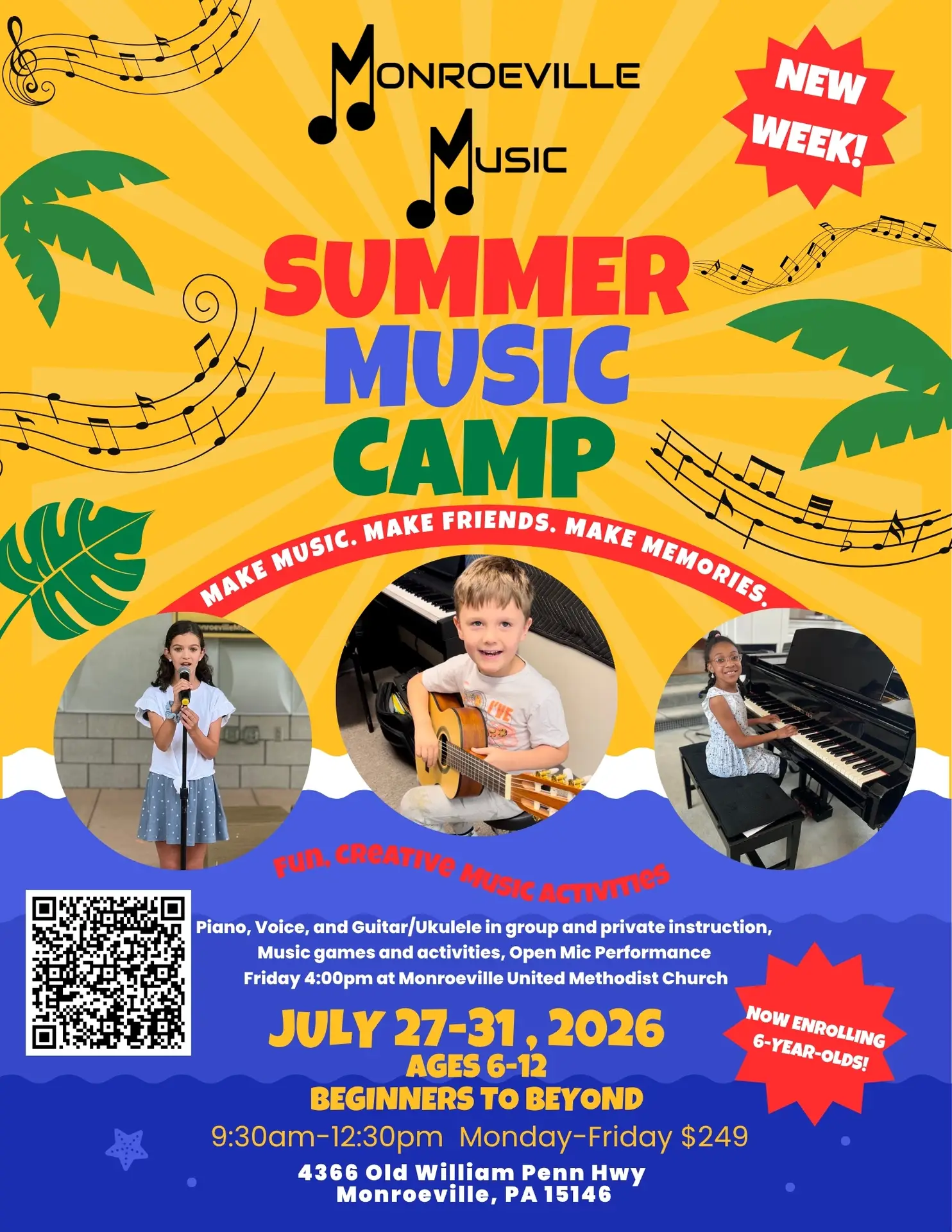 Summer Music Day Camp